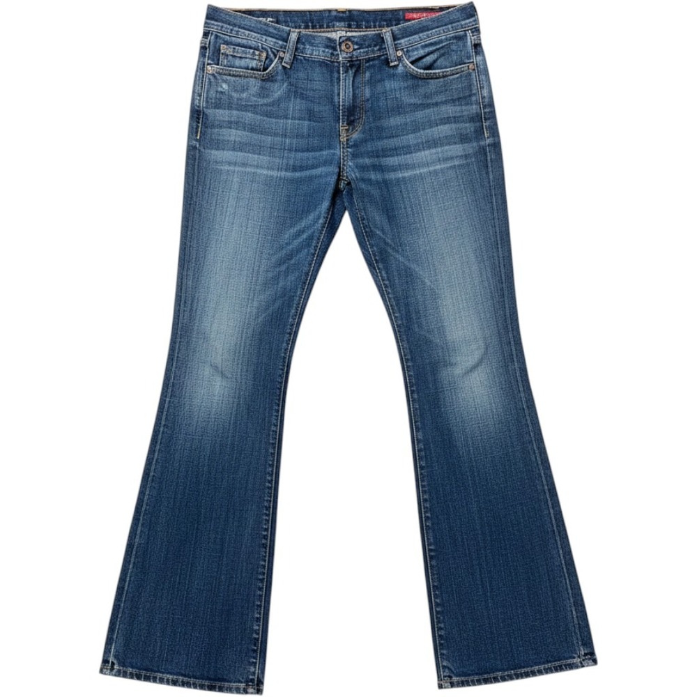 Citizens of Humanity Bootcut Jeans 30 Ingrid #002 Blue Low Rise Whiskered Y2K